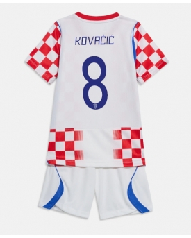 Billige Fotballdrakt Kroatia Mateo Kovacic #8 Replika Hjemmedraktsett Barn VM 2026 Kortermet (med bukser)